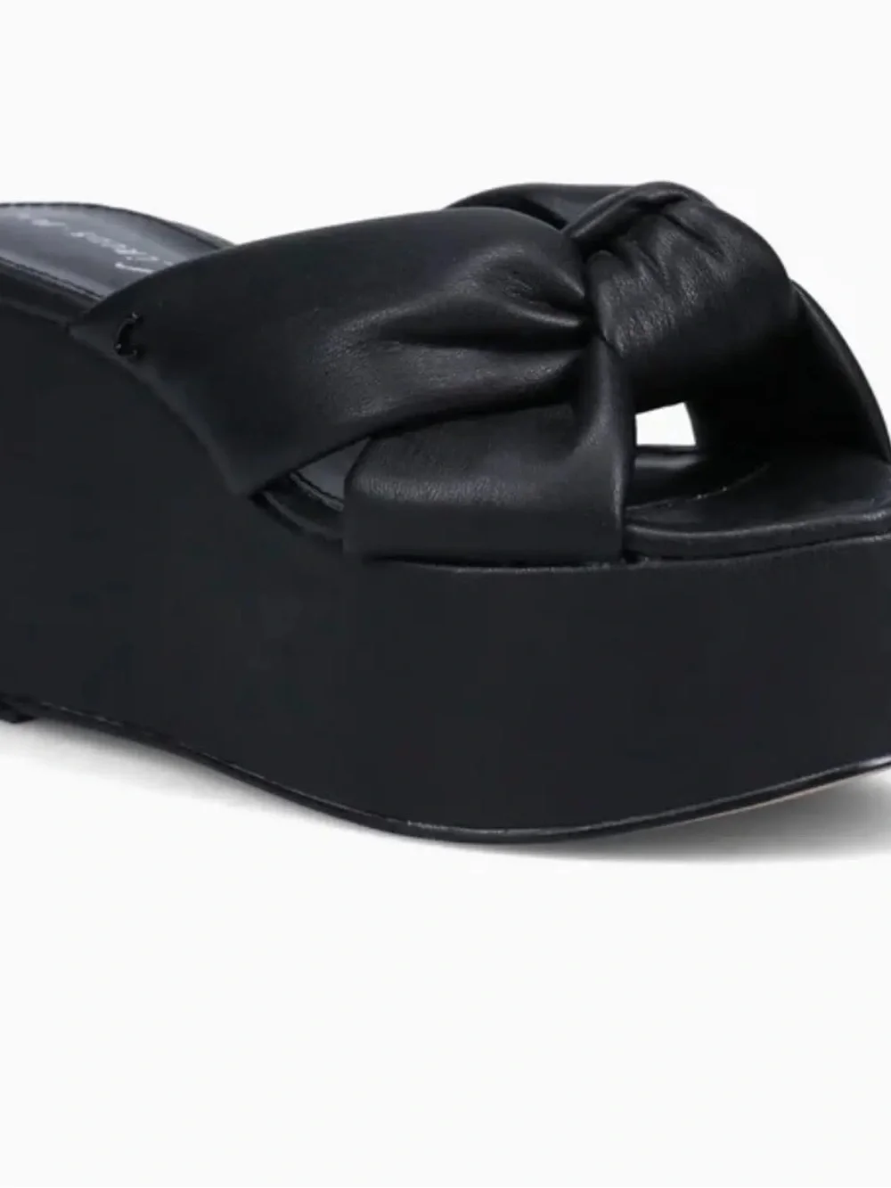Circus NY Black Knot Platform Slide Sandals - Women